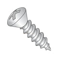 #14 x 3/4' Type A Self-Tapping Screws/Phillips/Oval Head / 18-8 Stainless Steel (Carton: 1,000 pcs)