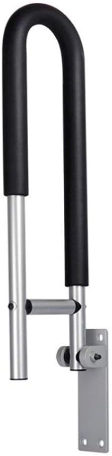 Grab Bars Handle Safety Support Hand Rails, Sturdy Shower Safety Grab Bar Flip-Up Screw-in Bathroom Grab Bar with Textured Grip Stainless Suitable for Disability Aid and Seniors