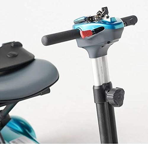 EV Rider Transport AF Plus Automatic Folding Scooter with Remote - Lithium Battery Lightweight Travel Mobility Scooter (Metallic Silver)