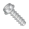 #14 x 3/4' Type B Self-Tapping Screws/Slotted/Hex Washer Head / 18-8 Stainless Steel (Carton: 1,000 pcs)