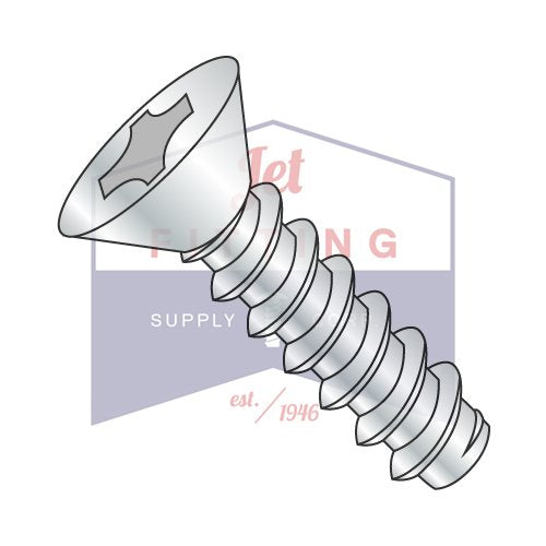 #14 x 3/4' Type B Self-Tapping Screws/Phillips/Flat Head/Steel/Zinc (Quantity: 4,000 pcs)