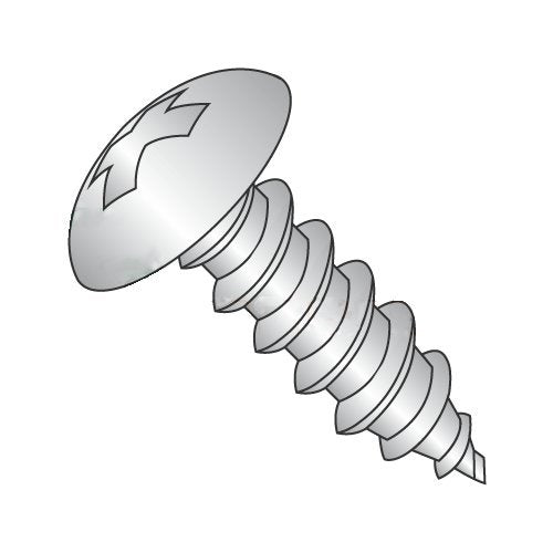#14 x 3/4' Type AB Self-Tapping Screws/Phillips/Truss Head / 18-8 Stainless Steel (Carton: 1,000 pcs)