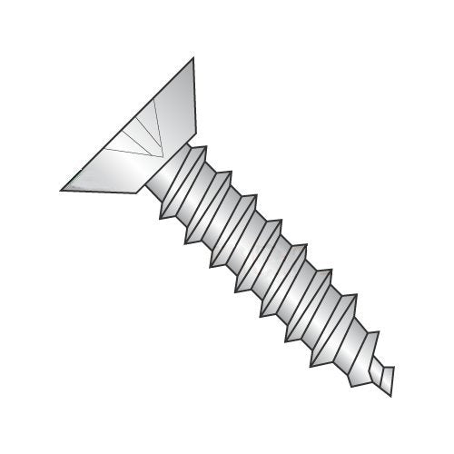 #14 x 3/4' Type AB Self-Tapping Screws/Phillips/Flat Undercut Head / 18-8 Stainless Steel (Carton: 5,000 pcs)