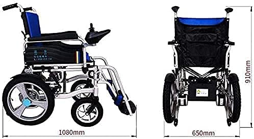 Electric Wheelchair Self-Leveling Lying Easy to Fold Lightweight Wheelchair Elderly People with Disabilities Four-Wheeled Scooter