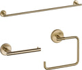 Delta Trinsic 30 Inch Towel Bar & Toilet Paper Holder & Towel Ring, Champagne Bronze