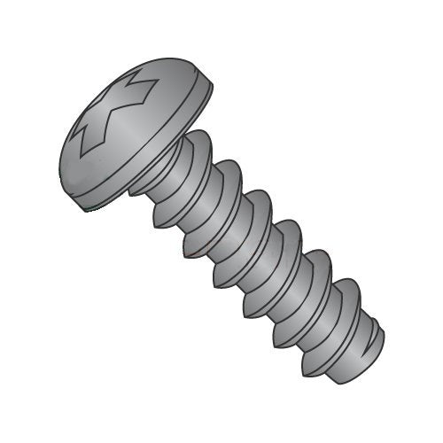 #14 x 3/4' Type B Self-Tapping Screws/Phillips/Pan Head/Steel/Black Oxide (Carton: 3,000 pcs)