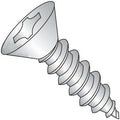 #8 x 3/4' Self Tapping Screws - Sheet Metal Screws, Type A, Stainless Steel 316, Flat Head, Phillips Drive, Full Thread (Quantity: 4000 pcs)