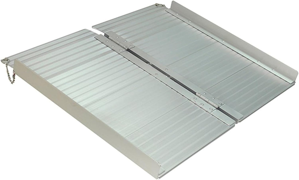 Portable Wheelchair Ramp-Lightweight Folding Ramp.Durable Aluminium,Carry Handle,No Tools Required,Threshold,Kerbs,Wheelchair,Scooter,Disability,Easy to Store