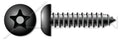 (1000 pcs) #14 X 3/4', Self-Tapping Sheet Metal Screws, Button Head Tamper-Resistant Torx Plus(r) Pin Drive, Type AB, Steel, Black Oxide