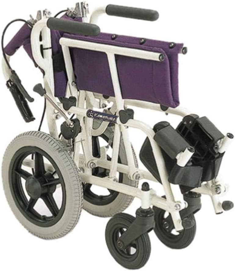 Wheelchair,Lightweight Wheelchair Driving Adult Supplies, Aluminum Alloy Folding Portable Travel Aircraft Elderly Disabled Scooter,Portable