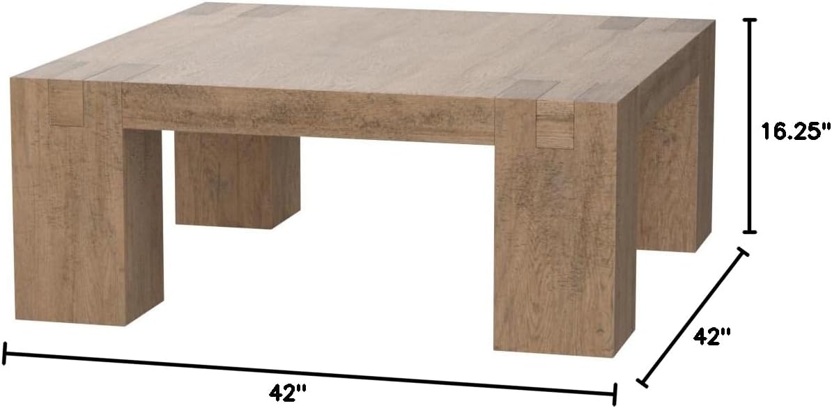 Hooker Furniture Commerce & Market Square Cocktail Table in Brown Wood