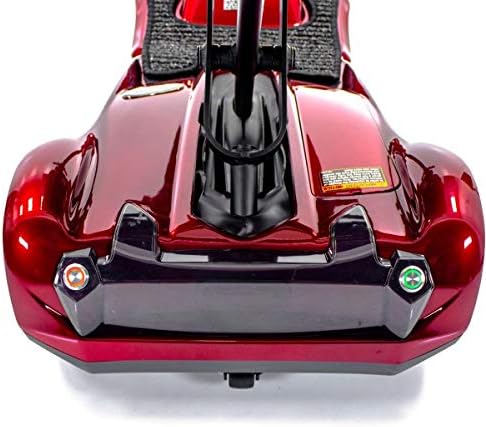 EV Rider Transport M - Compact Lightweight Manual Folding Mobility Scooter - Lithium Battery - Airline Approved - 42 lbs Total (Blue)