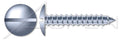 (3000 pcs) #14 X 3/4', Self-Tapping Sheet Metal Screws, Type AB, Truss Slot Drive, Steel, Zinc Plated
