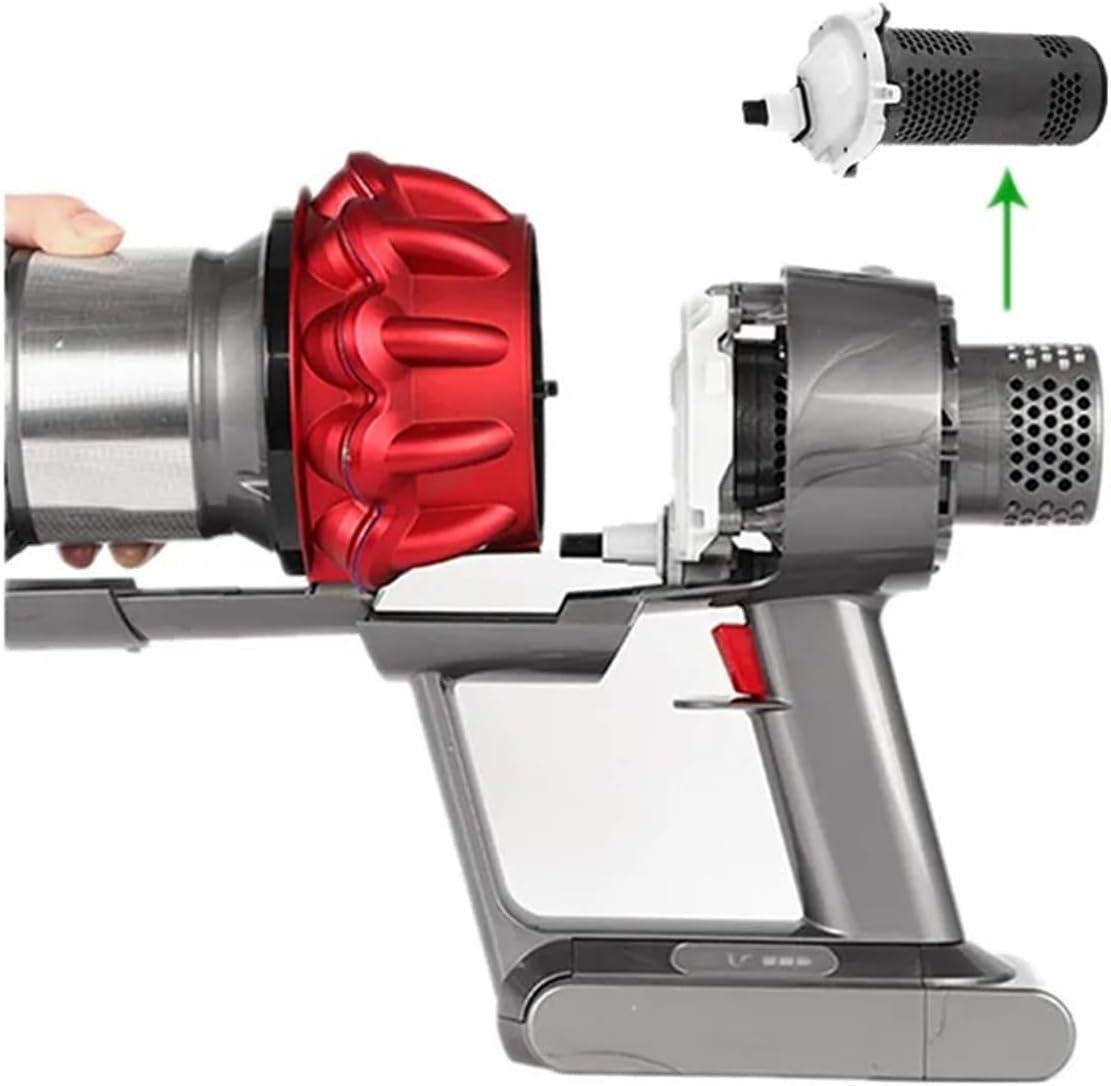 Compatibility for Dyson V11 SV14 SV15 Motor Accessories Engine Assembly Host Handle Shell Robot Vacuum Cleaner Replacement Spare Part(Motor add Handle)