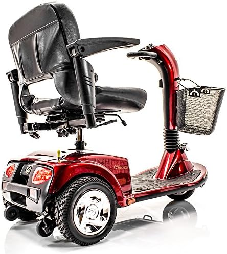 Golden Technologies Companion II 3 Wheel Full Size Electric Mobility Scooter GC-340 (RED)