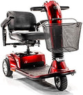 Golden Technologies Companion II 3 Wheel Full Size Electric Mobility Scooter GC-340 (RED)