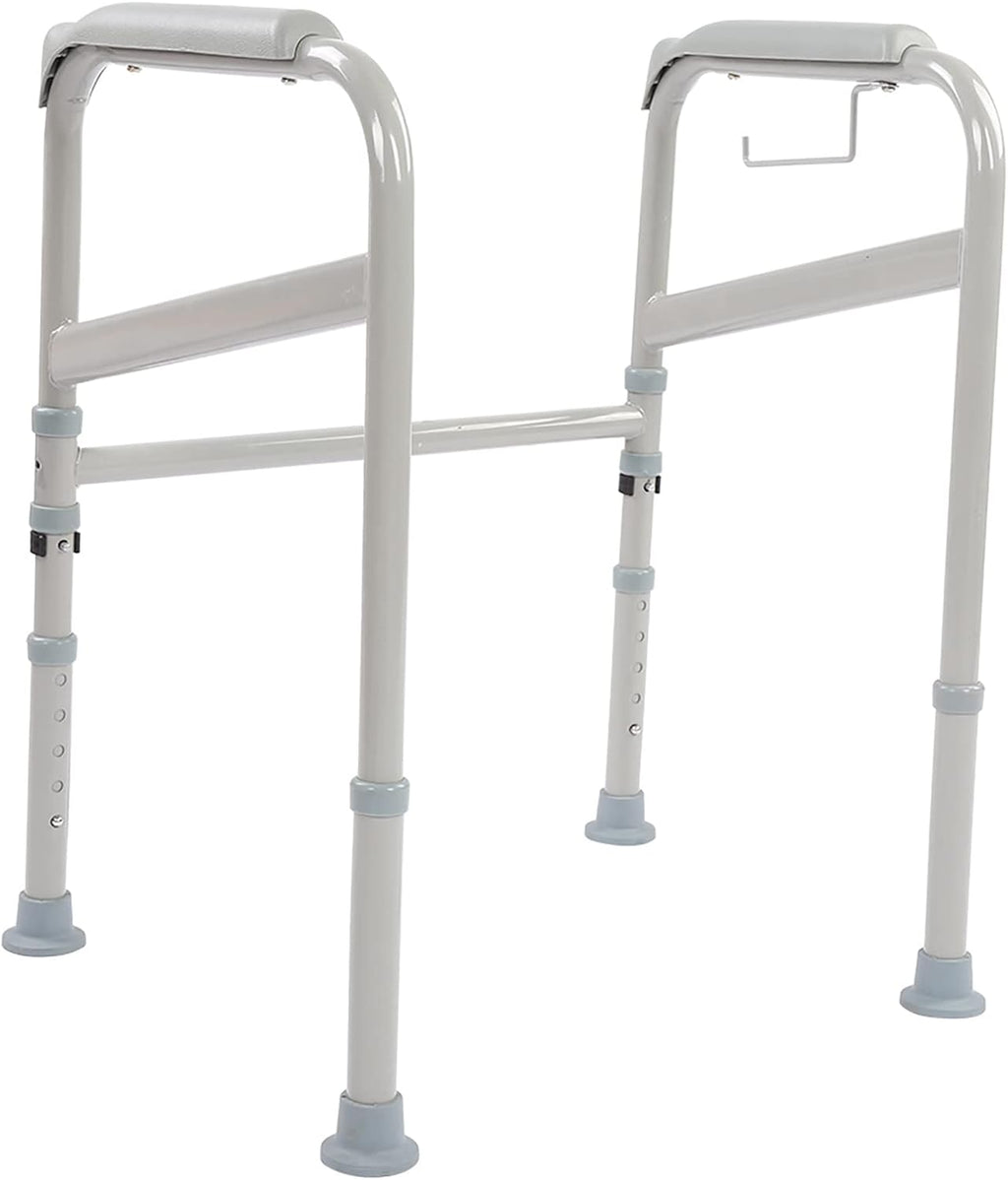 Safety Adjustable Hand Rail Disabled Grab Aid Disability Support Toilet Bar for Bathroom Use with Height and Width Adjustable Armrests