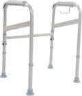 Safety Adjustable Hand Rail Disabled Grab Aid Disability Support Toilet Bar for Bathroom Use with Height and Width Adjustable Armrests