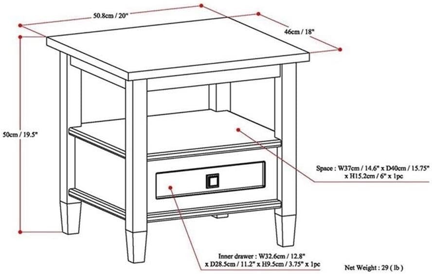 Small End Table for Living Room, Square Bed Side Table, Narrow Nightstand with Storage Drawer and Shelf for Bedroom, Rustic Telephone Table for Sofa Side, Grey Corner Table for Sofa Side