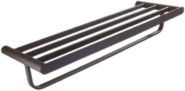 Multifunctional Towel Rack-Towel Shelf Rack with Bar for Bathroom,Wall Mounted Oil Rubbed Bronze
