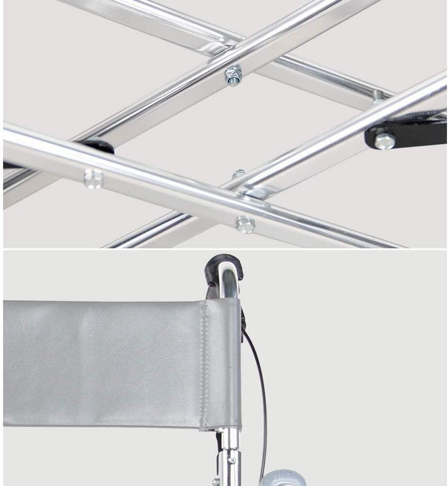 Wheelchair Aluminum Alloy, with Toilet Multifunction Portable Fold Light Trolley Seniors/Disabled Scooter,Portable