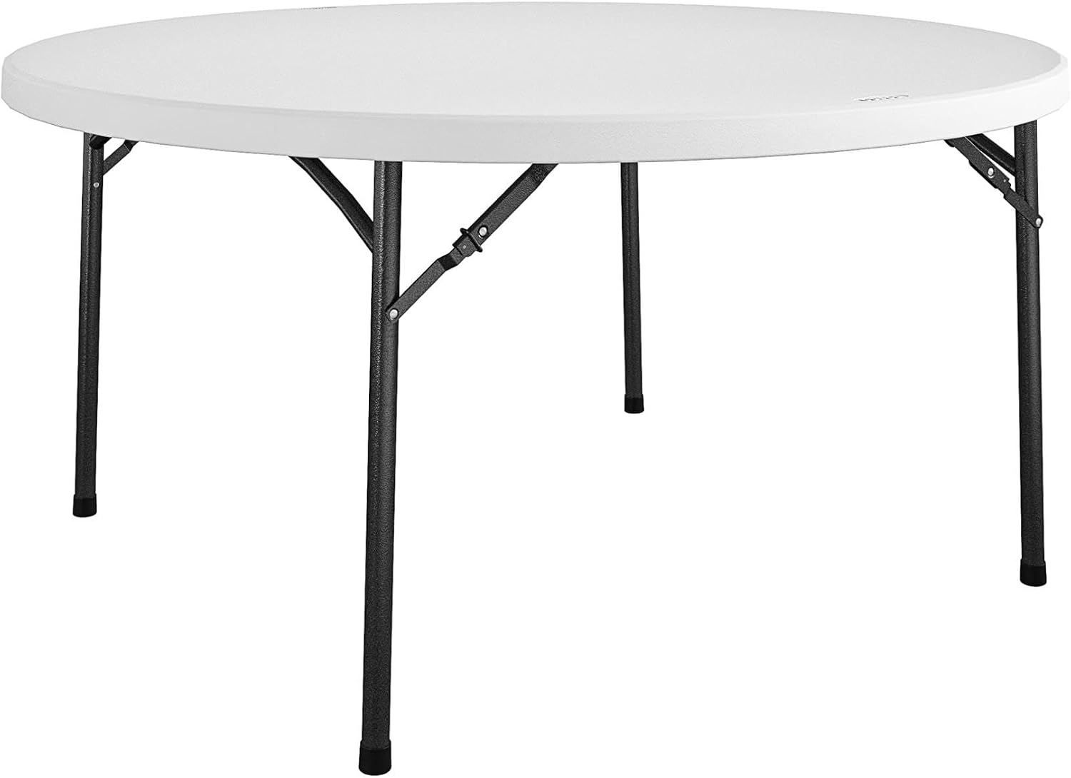 COSCO Commercial 5' (60') Round Blow Mold Table, White