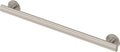 Gatco 672SN Nouveau 24' L Grab Bar, Satin Nickel/ADA Compliant Stainless Steel Safety Grab Bar for Bathroom