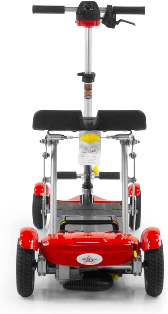 EV Rider Gypsy Folding Travel Mobility Scooter - 37 pounds - with Lithium Battery, Lightweight, Portable, Travelling Foldable