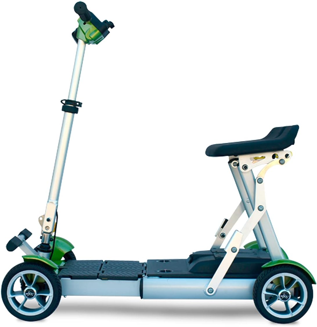 EV Rider Gypsy Folding Travel Mobility Scooter, Green