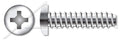 (1500 pcs) 1/4'-14 X 3/4', Self-Tapping Sheet Metal Screws, Type B, Pan Phillips Drive, Stainless Steel