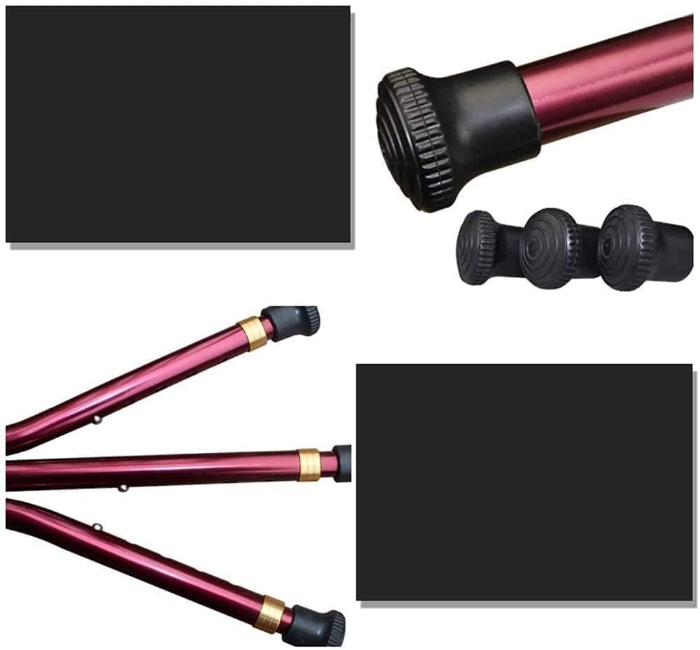 Walking Stick Walkers for seniors Folding Walking Stick Stool Aluminum Alloy Material Elderly Folding Tripod Medical Aid Crutch Chair Suitable Elderly Disability Aid 3 Legs Crutch Stool for The Elderl