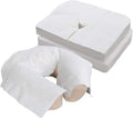 EarthLite Disposable Face Cradle and Headrest Covers, 1000-Pack, Medical-Grade, Ultra Soft, Luxurious, Non-Sticking for Massage Tables & Chairs, White
