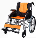 Rehab Chair, Wheelchair,Lightweight Folding Wheelchair Driving Adult Supplies, Wheelchair Thick Aluminum Alloy Old Scooter Wheelchair Folding Manual Free Inflat