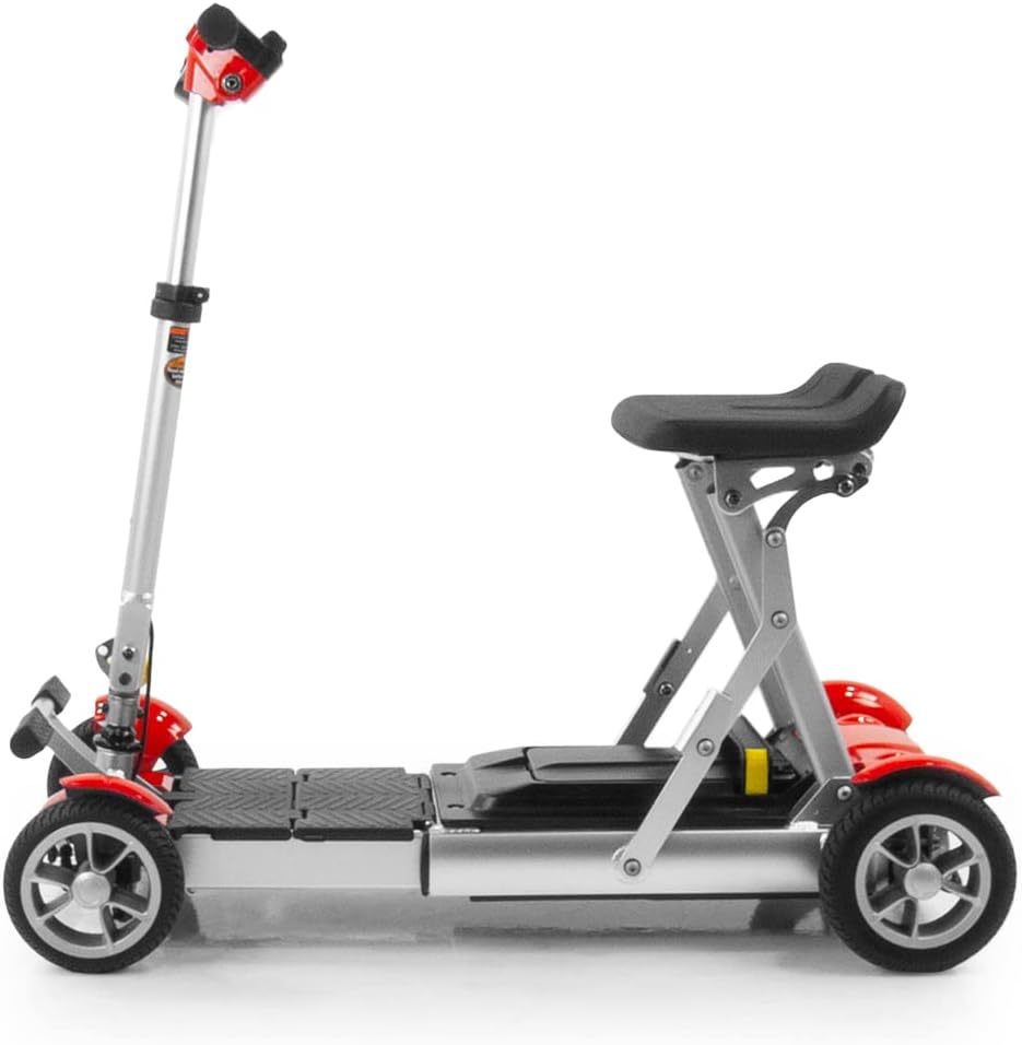 EV Rider Gypsy Folding Travel Mobility Scooter - 37 pounds - with Lithium Battery, Lightweight, Portable, Travelling Foldable