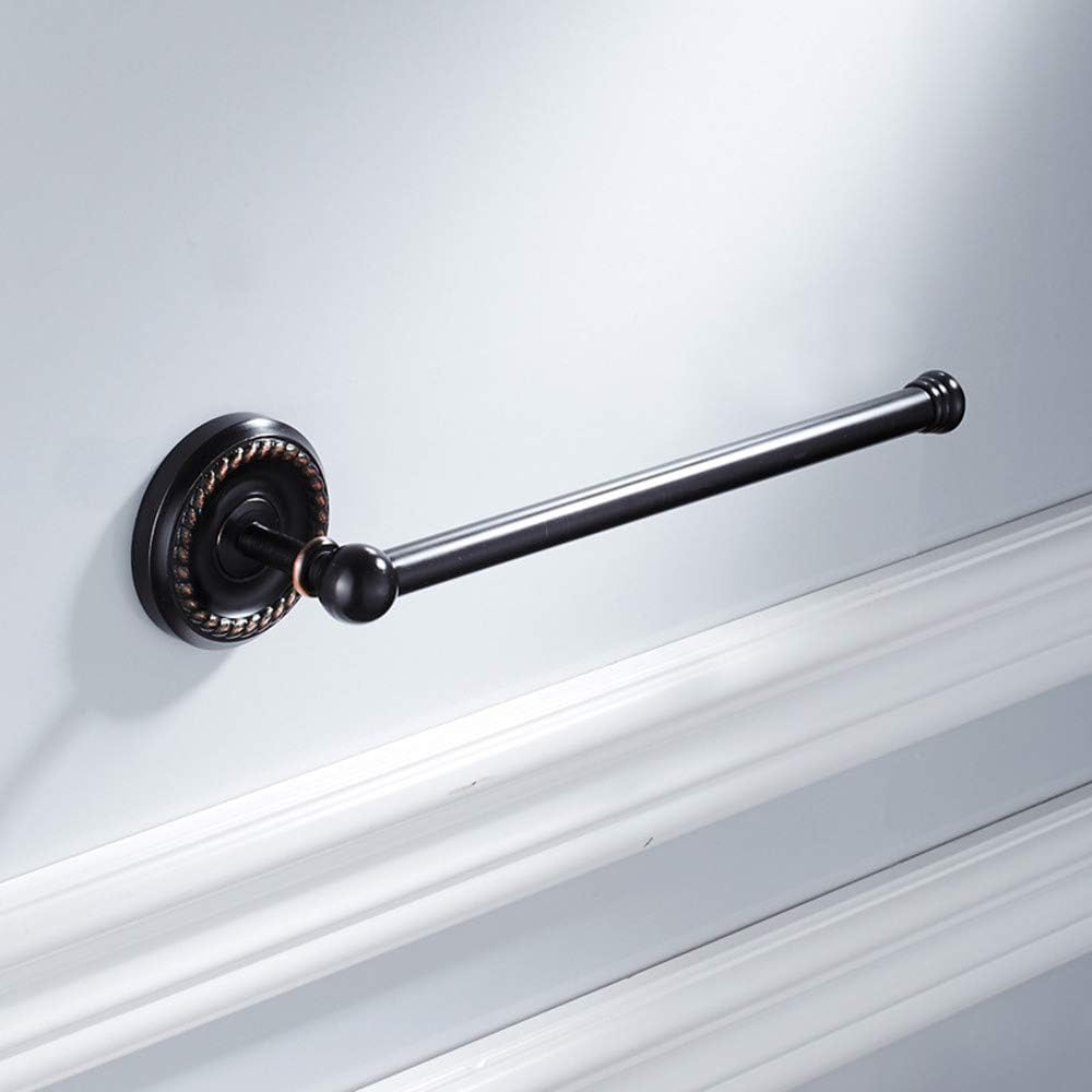 Vintage Brass Towel Bar Holder for Bathroom and Kitchen Wall Mounted Rack Hanger in Oil Rubbed Bronze Stylish Retro Design