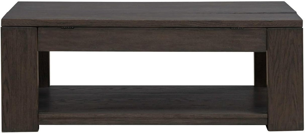 Liberty Furniture Lennox Hill Living Room Lift Top Cocktail Table - Bark