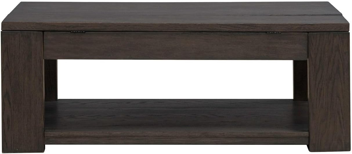 Liberty Furniture Lennox Hill Living Room Lift Top Cocktail Table - Bark