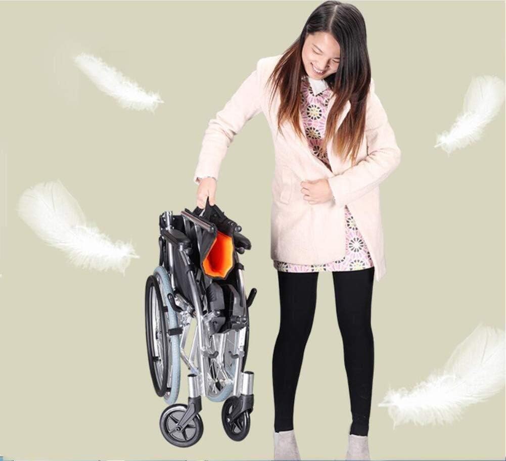 Wheelchair, Old Man Trolley Disability Scooter Fold Light Portable Super Light Multifunction,Portable