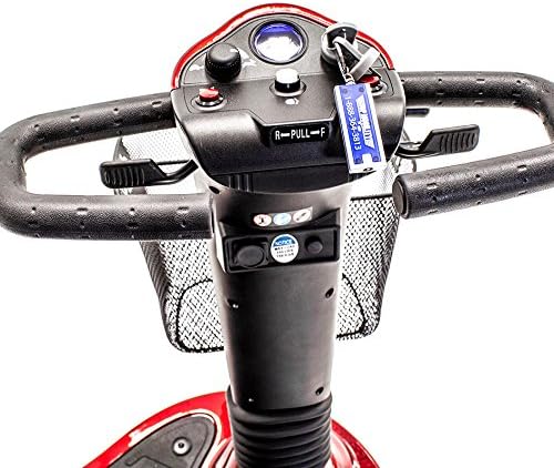Golden Technologies Companion II 3 Wheel Full Size Electric Mobility Scooter GC-340 (RED)