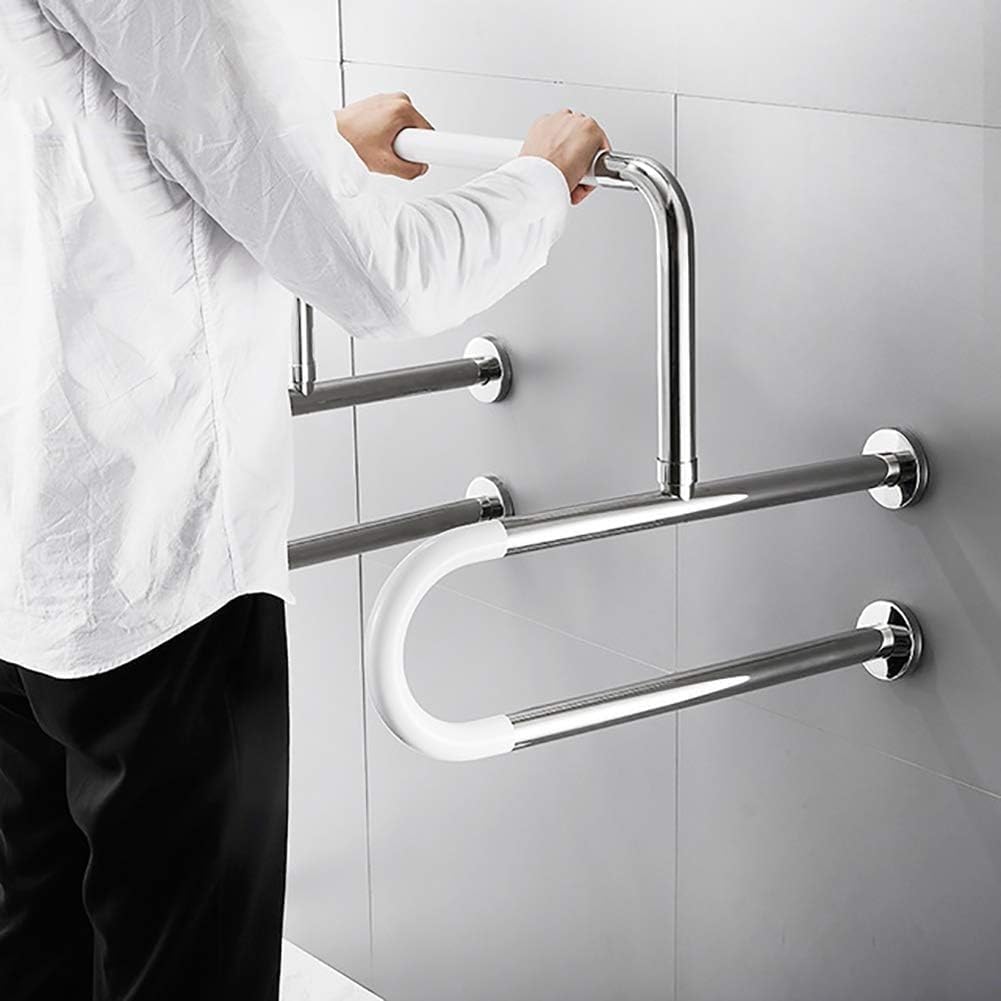 Bathroom Handrail Safety Frame - Grab Bar Rail for Disability Aid and Seniors, Shower Rail, Toilet Barrier-Free Handrail