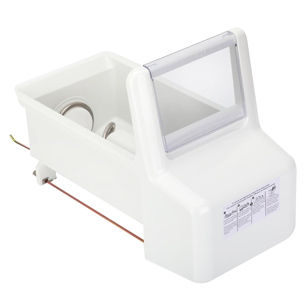WPW10558424 for Whirlpool Ice Maker Replacement, Ice Bucket Assembly WPW10558424 Compatible with Whirlpool Kenmore Maytag Amana Refrigerator, WRS322FDAM04, WRS321SDHZ08, WRS321SDHZ05, WRS321SDHZ01