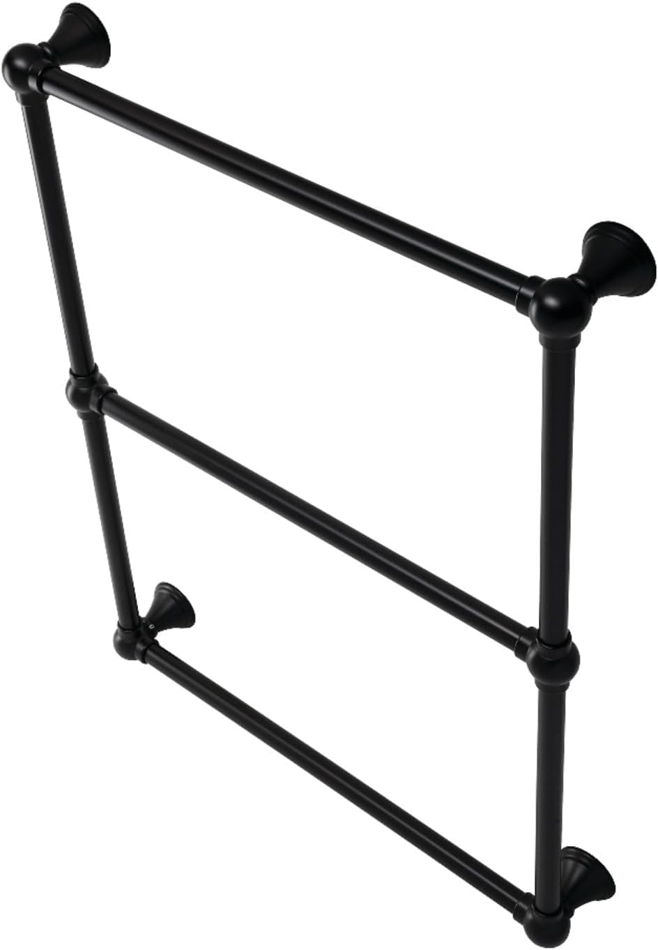 Kingston Brass DTC322419MB Maximilien Wall Mount -Towel Rack, Matte Black
