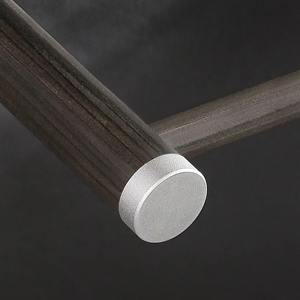 Towel Rail Racks for Bathroom Towel Bar Wall Mounted Towel Rail Holder Self Adhesive for Bath and Kitchen Without Drilling/Black Walnut Color