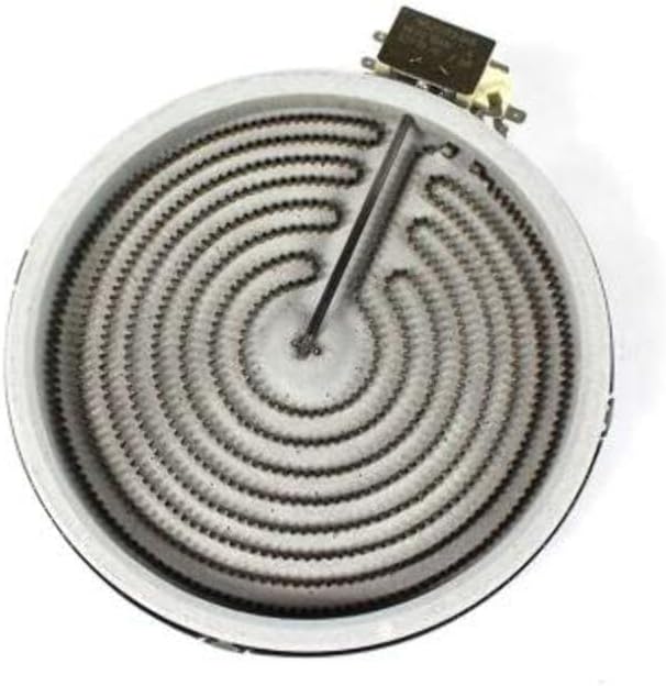 Whirlpool W10187838 Range Radiant Surface Element, 8-in Genuine Original Equipment Manufacturer (OEM) Part