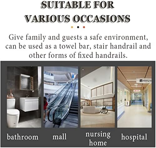 Compact Toilet Safety Rail for Elderly & Disabled - Grab Bar Support for Bathroom, Handicap Assistance, Senior Stability, Easy Installation, Durable & Secure Railing.