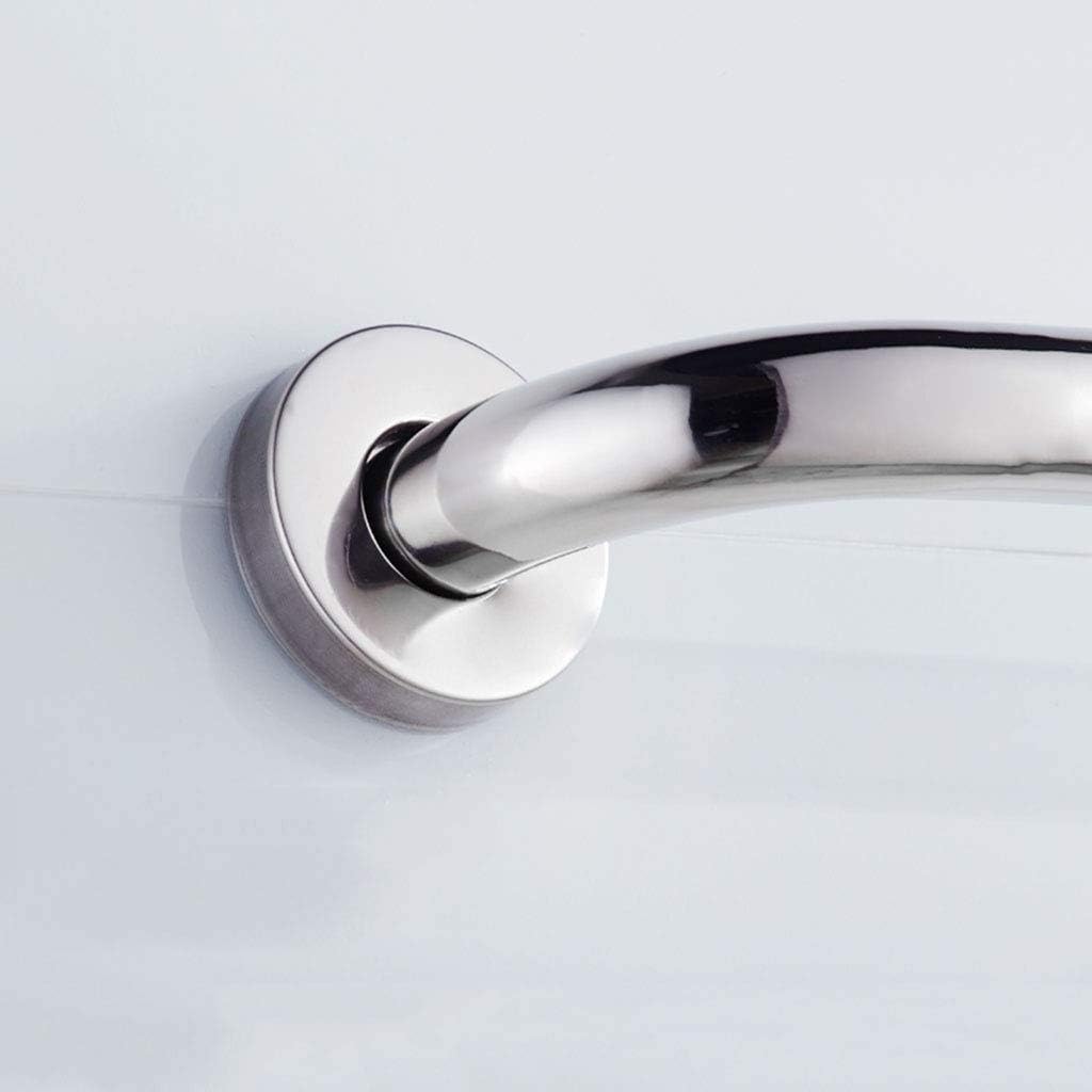Bathroom Grab Rails Hand Rail Disability Aids Safety Grab Bar 16-Inch Shower Grab Bar, Safety Handrail, Polished Chrome Grab Bar (Silver 50Cm)