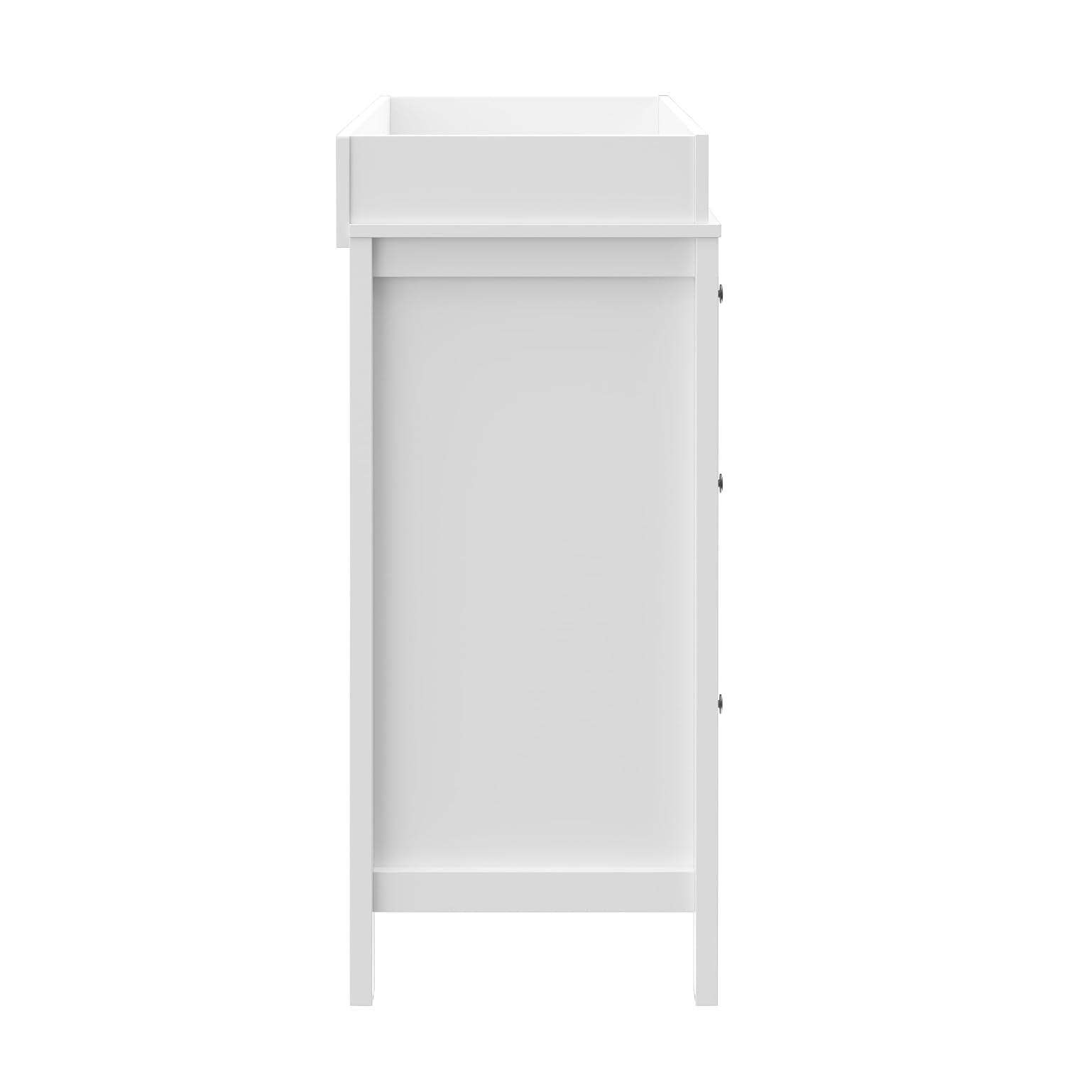 Storkcraft Horizon 3 Drawer Chest with Changing Topper (White) – GREENGUARD Gold Certified, Includes Removable Changing Table Topper, Chest of Drawers for Nursery & Kids Bedroom