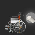 Folding Portable Belt Toilet/Multi-Function Portable Ultra-Light Disabled Elderly Trolley Wheelchair/Elderly Scooter
