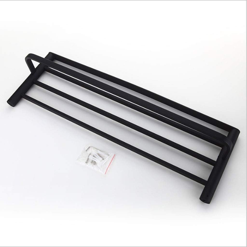 Multifunctional Towel Rack-Towel Shelf Rack with Bar for Bathroom,Wall Mounted Oil Rubbed Bronze