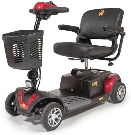 Golden Technologies - Buzzaround XLHD - Travel Scooter - 4-Wheel - Red